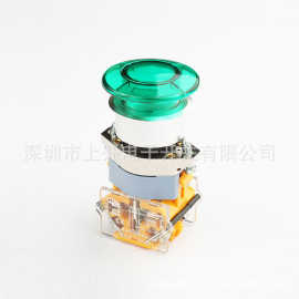LA133-A1.MD-G配电柜蘑菇型带灯按钮开关  开孔直径22mm
