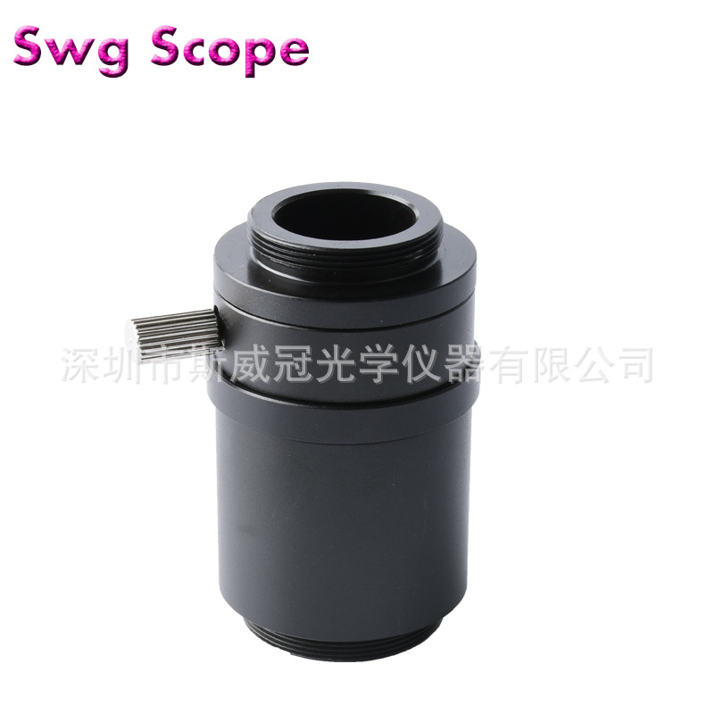 厂家直销三目立体显微镜1X目镜CTV接口体视显微镜工业相机1倍接口