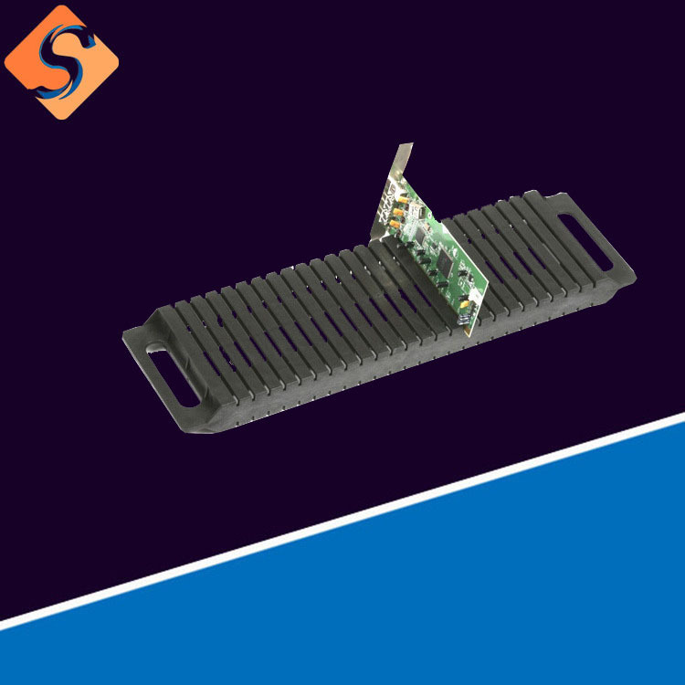 Manufactor high quality durable No.1 Anti-static Plastic Strip Bracket PCB Plate turnover rack ESD bracket