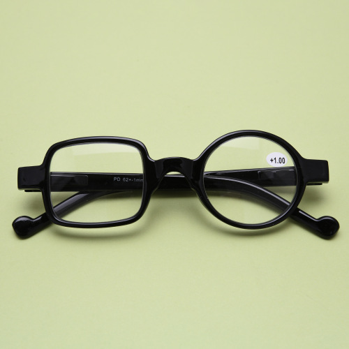 High-definition retro men's and women's old-fashioned glasses, fashionable, ultra-light and comfortable old-light glasses, square-frame women's flower glasses, flat glasses