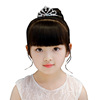 Shiny children's crystal for princess, headband, hair accessory, dress, Korean style
