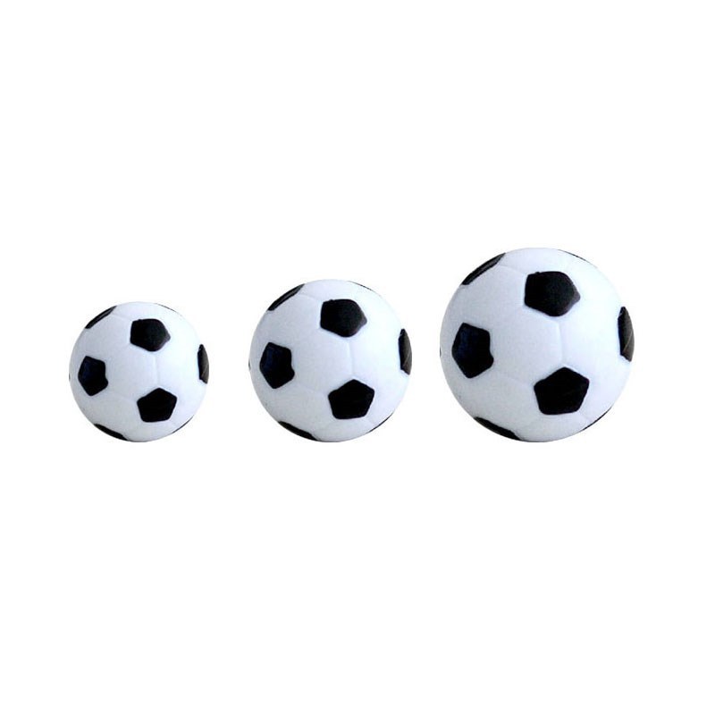 桌上足球配件黑白小球足球子比赛足球子足球桌球子8杆足球桌配件