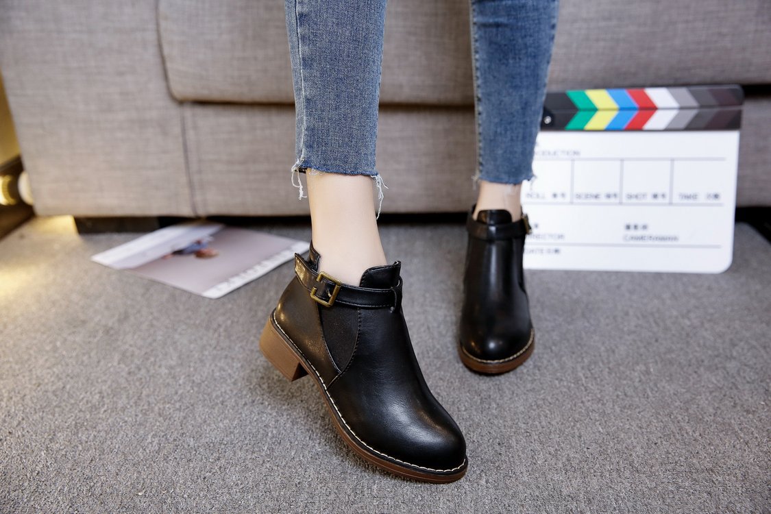 Bottes femme en PU artificiel - Ref 3354924 Image 7