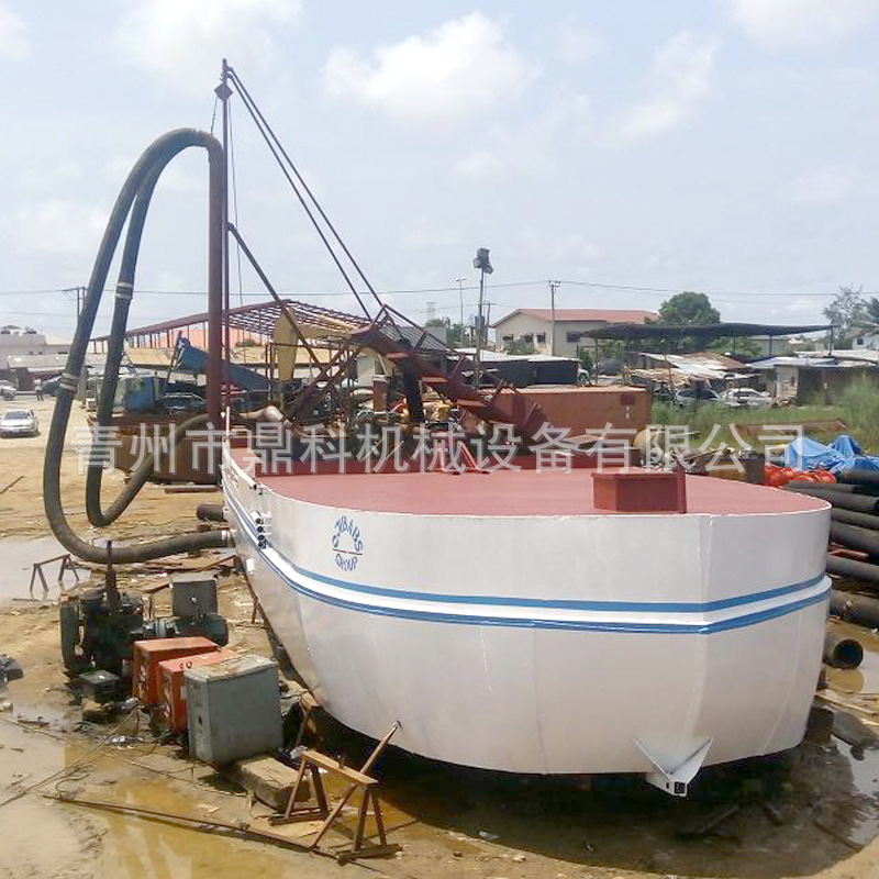 自抽自卸式抽沙船 小型抽沙船价格 射吸式抽沙船采沙设备厂家