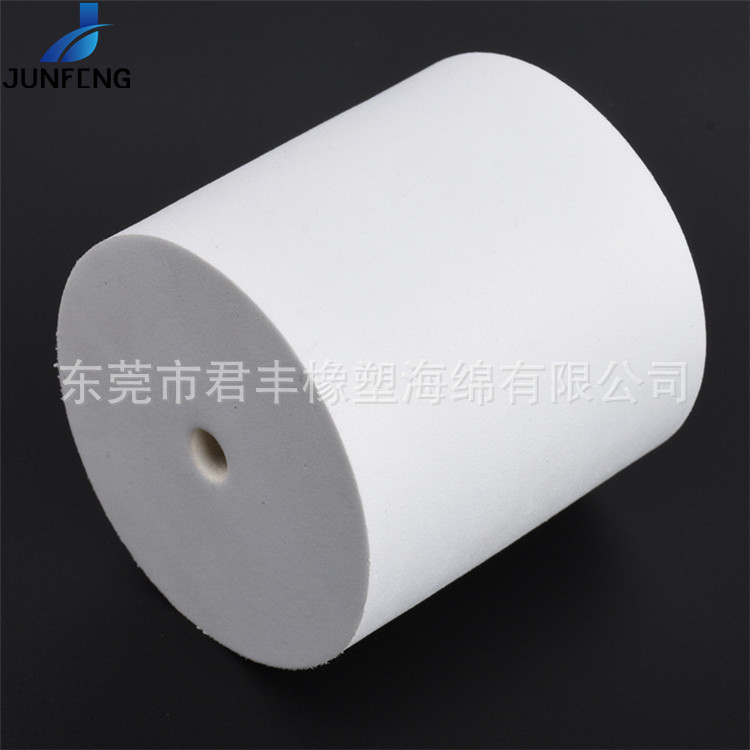 白色线切割异型EVA圆柱 EVA半圆柱 38度空心乙烯泡棉圆柱子