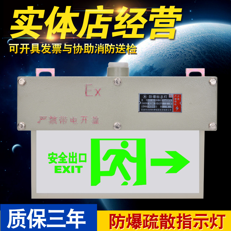 explosion-proof Safe exit indicator light fire control Meet an emergency Lifting Two-sided Evacuate indicator Lights explosion-proof indicator light