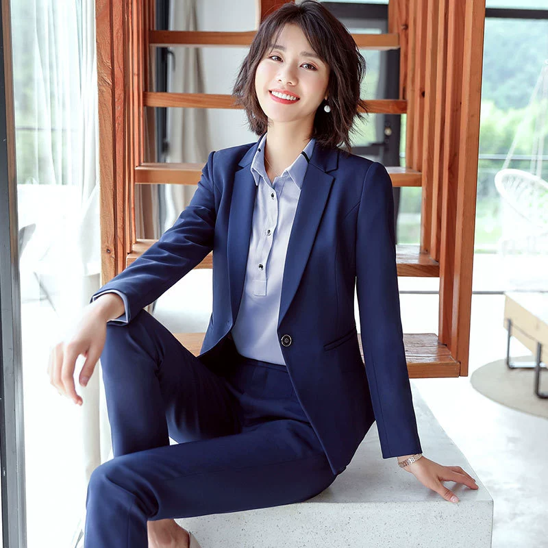 Модный маленький костюм костюм женский профессиональный костюм офисный клерк рабочая одежда длинный рукав костюм куртка женский осень-зима 2025