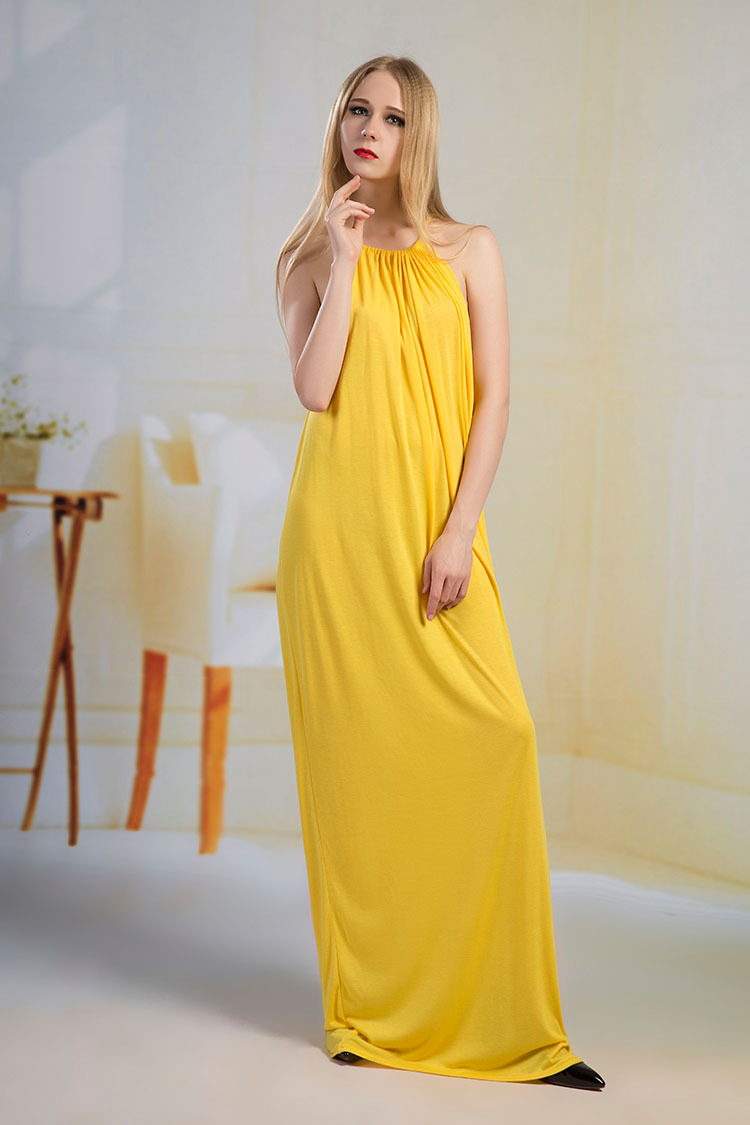 Sexy Spaghetti Strap Maxi Dress Loose Fit Elegant Style Womens Fashion Perfect for Parties and Events Wholesale
