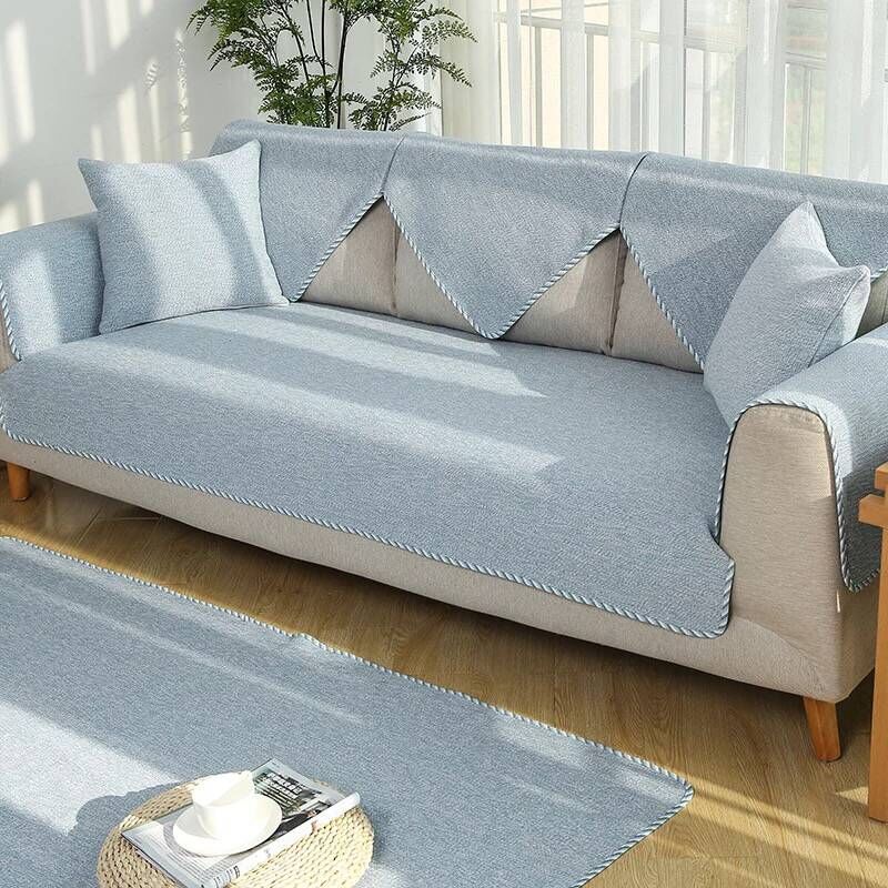 Französischer Sofaüberwurf Minimalistisch Und Elastisch_voghion.com