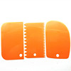 New color scraper three -piece cream plastic scraper cake cutting knife environmentally friendly, durable and easy to clean