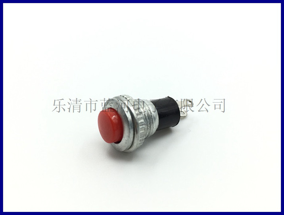 DS-316 按钮开关 点动开关 复位无锁按钮 铜脚 孔径10mm 下螺纹