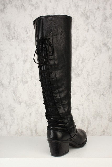 New Autumn and Winter Europe and America Long tube female boots