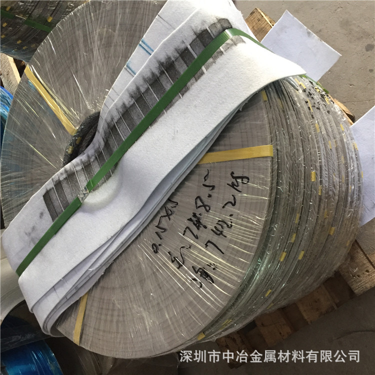 301特硬材料供应 HV580以上高硬度薄料 现货精密分条2mm 5mm宽