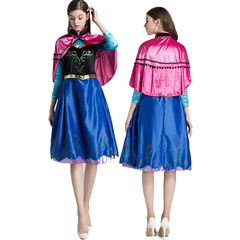 Halloween Frozen Anna Anna Elsa Princess Adult Dress Animation Cos Performance Costume