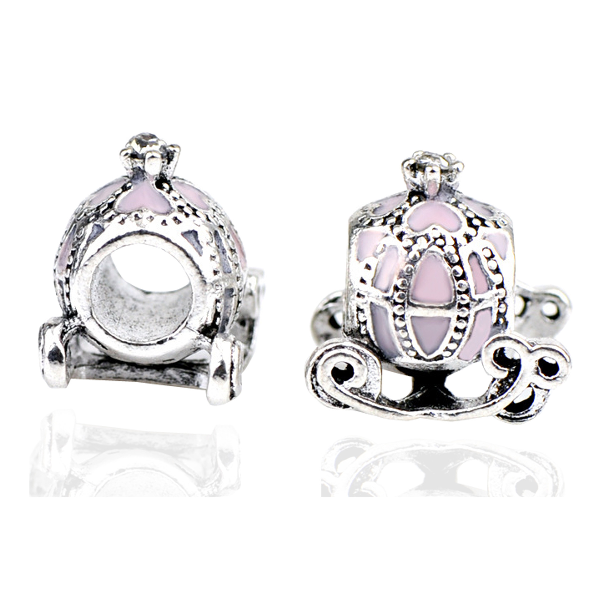 2018美色南瓜车滴油大孔珠子手链潘家diy饰品配件