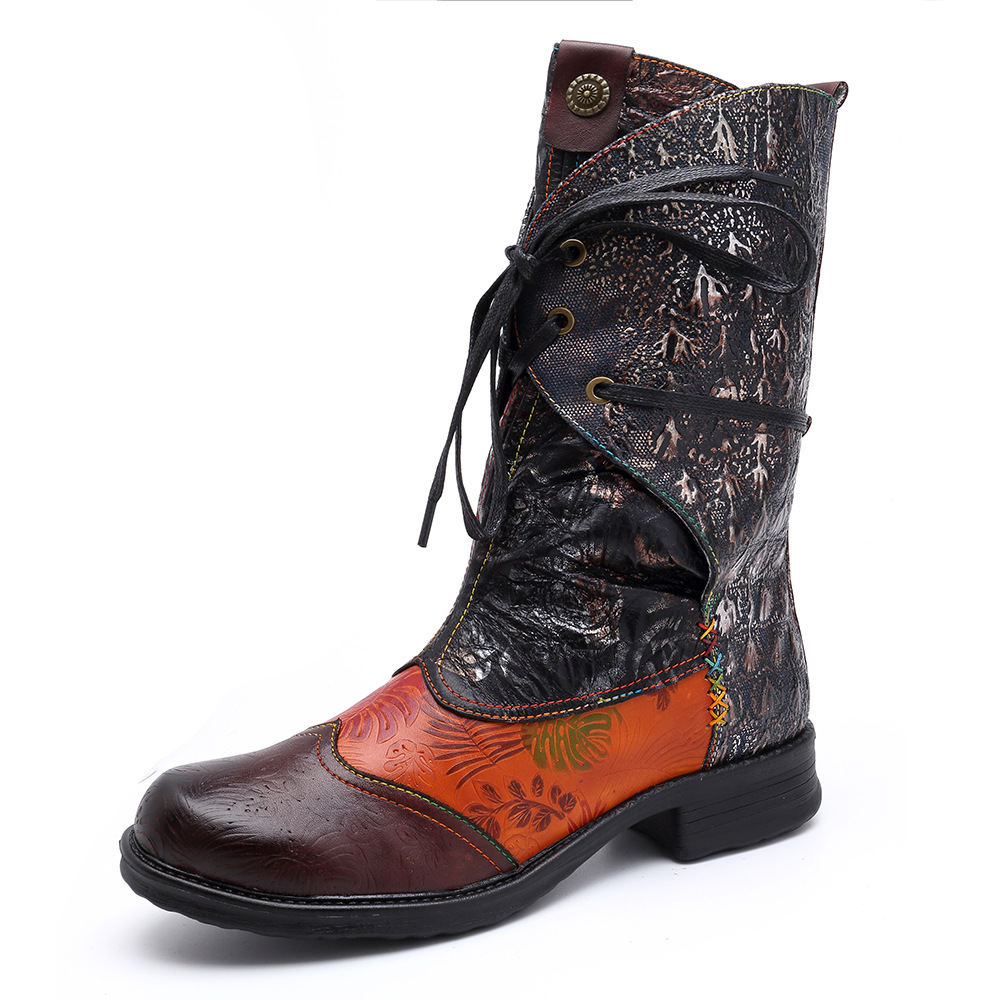 Bottes femme en En cuir - Ref 3354861 Image 11