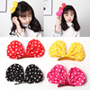 Cute children's hairgrip with bow, hair accessory for princess, Korean style