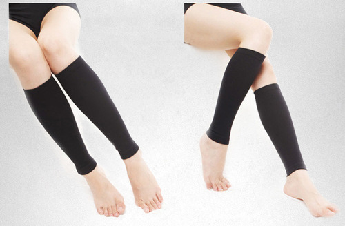 Slim calf socks pressure sleeve 680D female beauty leg socks shaping socks long-distance running sports calf pressure sleeve slim calf socks