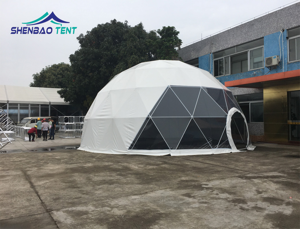 展览帐篷景观球形篷房 半圆形球形透明篷 圆形帐篷