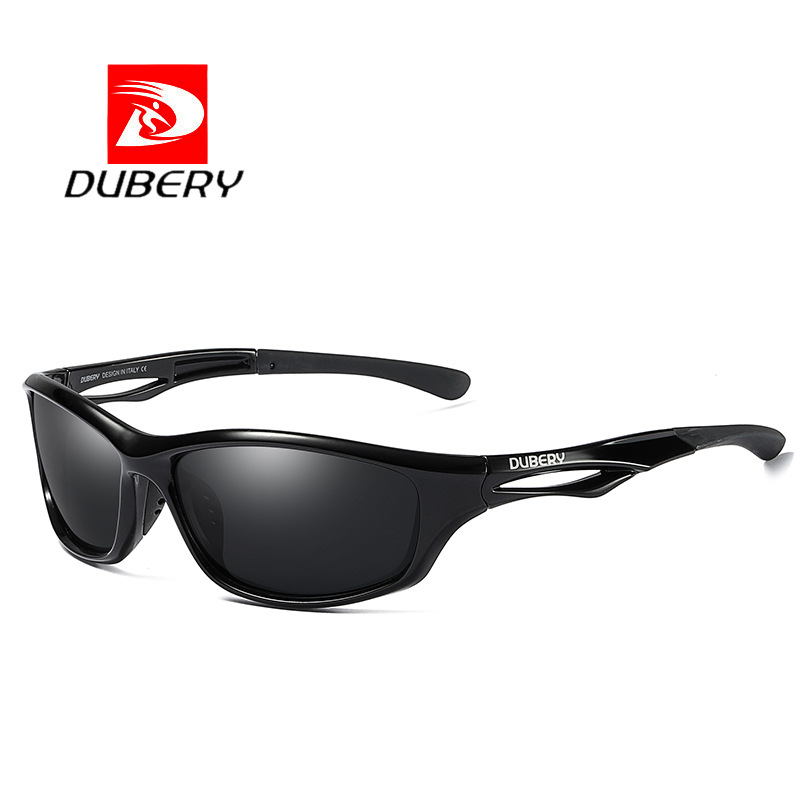 Dubery新型偏光メッキ真膜サングラス対外貿易運動運転サングラスアマゾン爆金d166