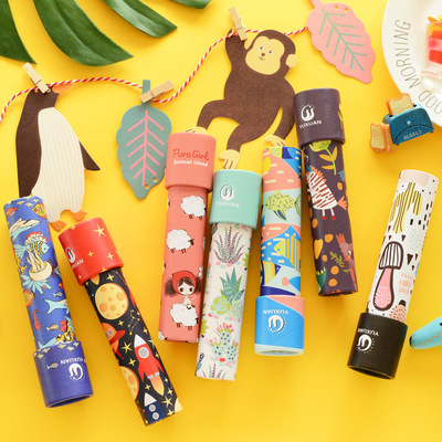 3折韩国文具批发  卡通动物乐园万花筒  创意万花筒|ms