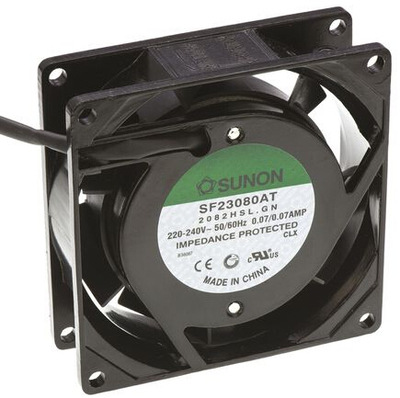 SUNON 建准SF23080AT-2082HSL.GN AC轴流风扇风机 220/240V