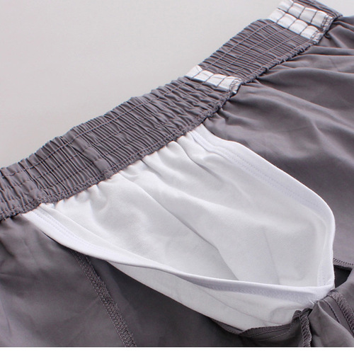 NetJiang men's underwear pure cotton solid color underwear for men boxer Aro pants men's pants one piece drop shipping