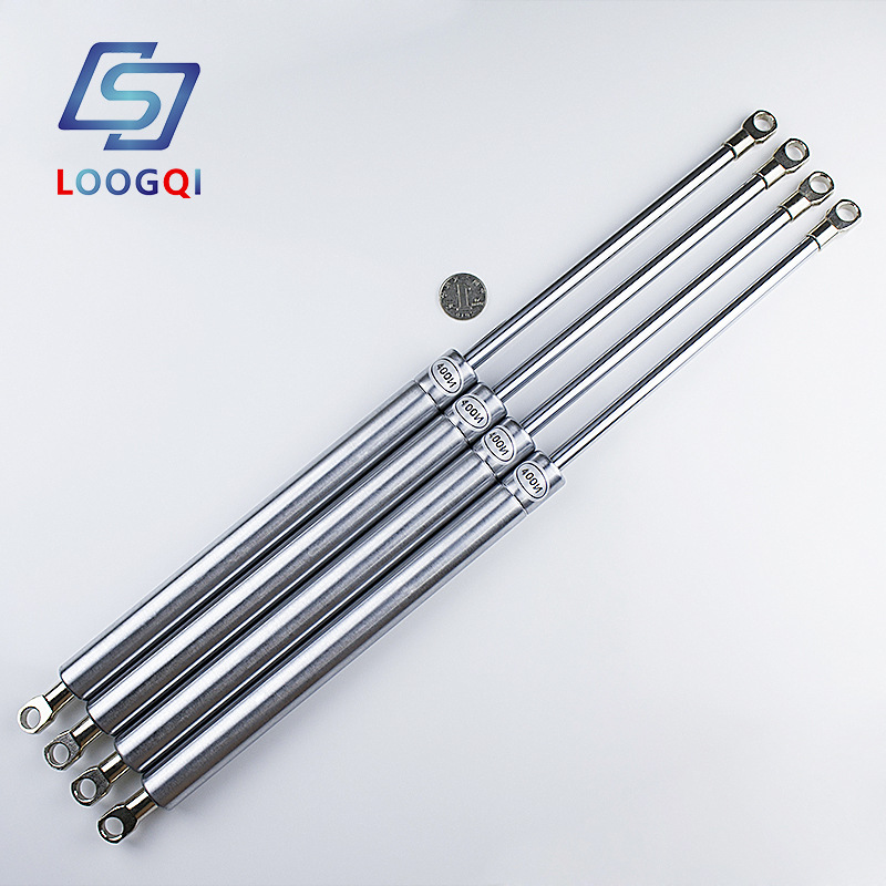 厂家直营龙麒电镀支撑气弹簧 氮气电镀液压气动支撑杆