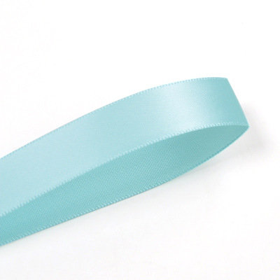 Yao Ming suministro de cinta de una sola cara cinta de satén de poliéster DIY rollo completo 100mm serie Azul 303-333