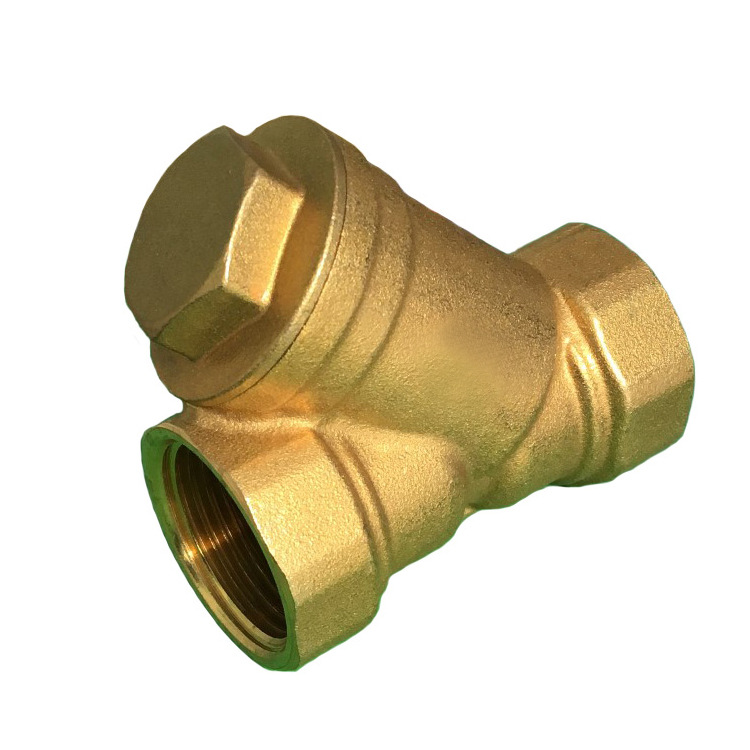 黄铜Y型过滤器 丝口内螺纹全过滤器 Y型过滤器  黄铜过滤器