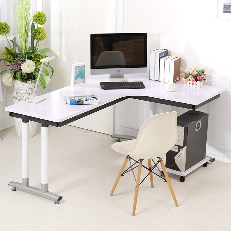 Steel Wood Corner Desk L-shaped Corner Table Home Desktop Computer Desk Modern Simple Children's Study Table Customization