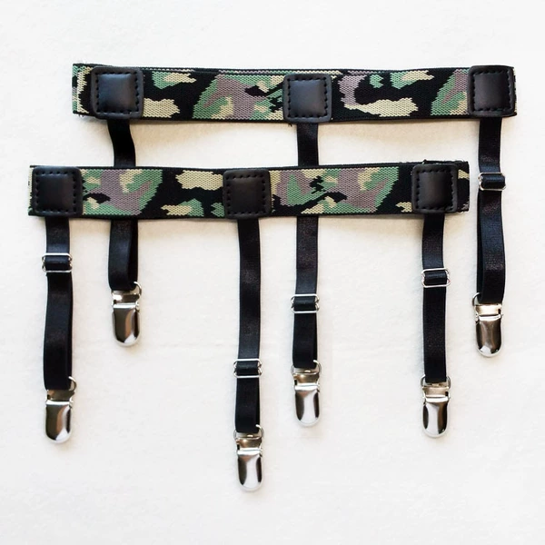 [Triple head duckbill buckle-camouflage one pair]