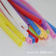 三代挂脖风扇软管高强度彩色硅胶金属保护手感顺滑不沾灰硅橡胶