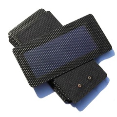 Flexible amorphous silicon thin-film solar panels 2V/ 0.3W solar cells are rollable DIY solar panels