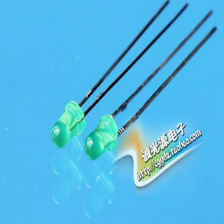 3 мм зеленые волосы зеленые F3 желтый зеленый обычный зеленый светодиодный светоизлучающий диодный светильник бусины лампа светодиодная подсветка прямой штекер индикатор