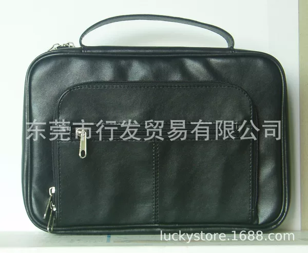 Factory customized luggage business zipper laptop bag can be printed logo