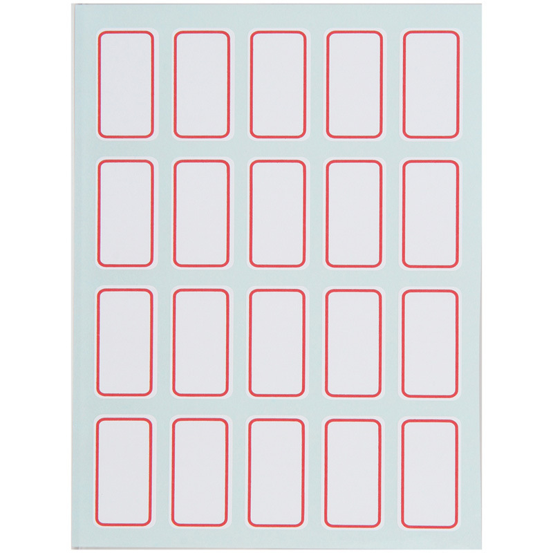 得力6416自粘性标签贴姓名贴25x14mm中号标签贴不干胶贴纸口取纸|ms