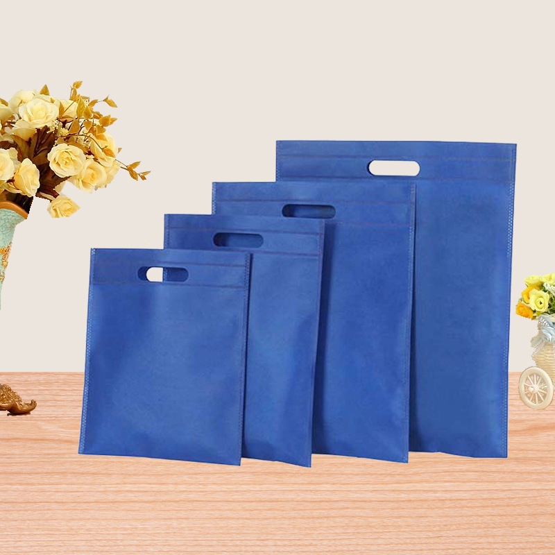 厂家无纺布袋子定制广告培训班环保平口袋彩色覆膜热压立体袋加工