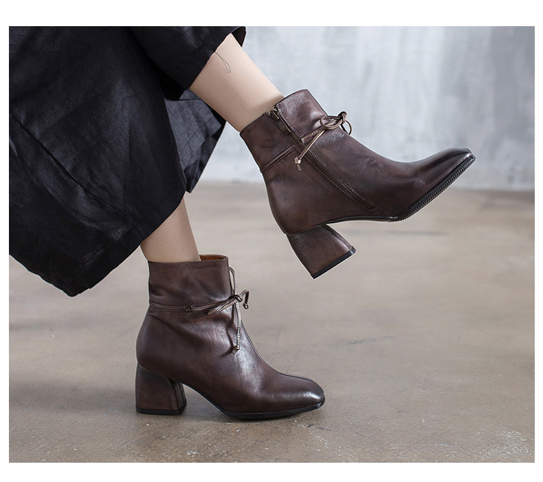 Bottes femme TINIG en En cuir - Ref 3355258 Image 36