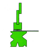 折弯机压死边模压平刀模R园弧模多角度模无压痕模成型模单双V模具