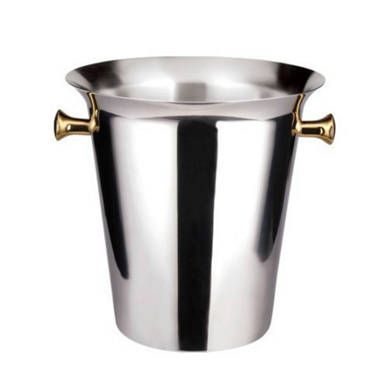 加厚不锈钢冰桶 KTV酒吧 会所专用香槟桶 红酒冰桶大号冰桶冰块|ru