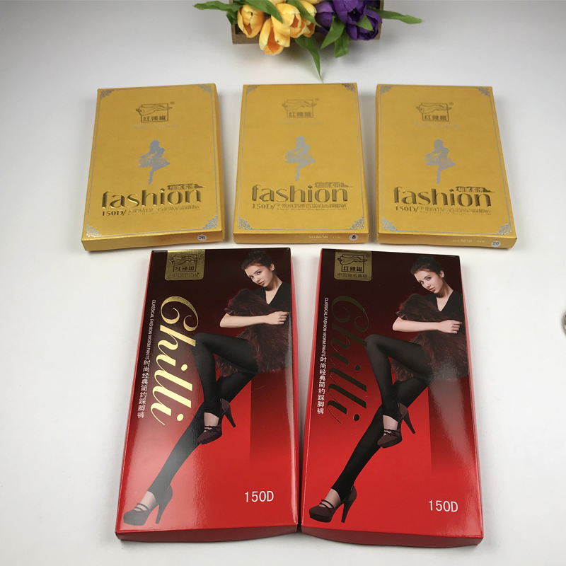 150D天鹅绒连裤袜中厚丝袜踩脚打底袜裤加裆加大女士春秋裤袜|ru