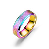 Fashionable matte ring from pearl for beloved, European style, Japanese and Korean