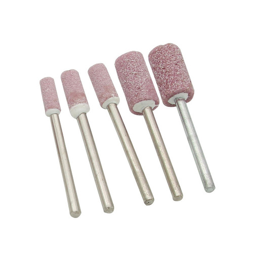 Firestone grinding wheel grinding head chrome corundum grinding head ceramic grinding head electric grinding head set cylindrical torch-shaped 3mm rod