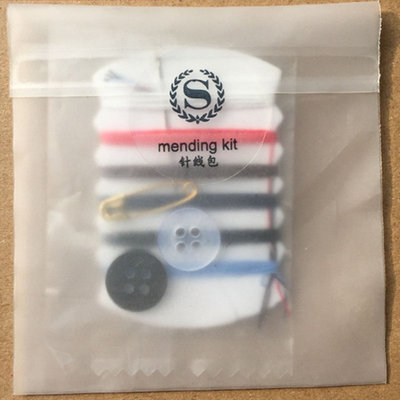 卡盒裝壹次性星級商務酒店針線包批發 賓館客房6色縫紉別針定制