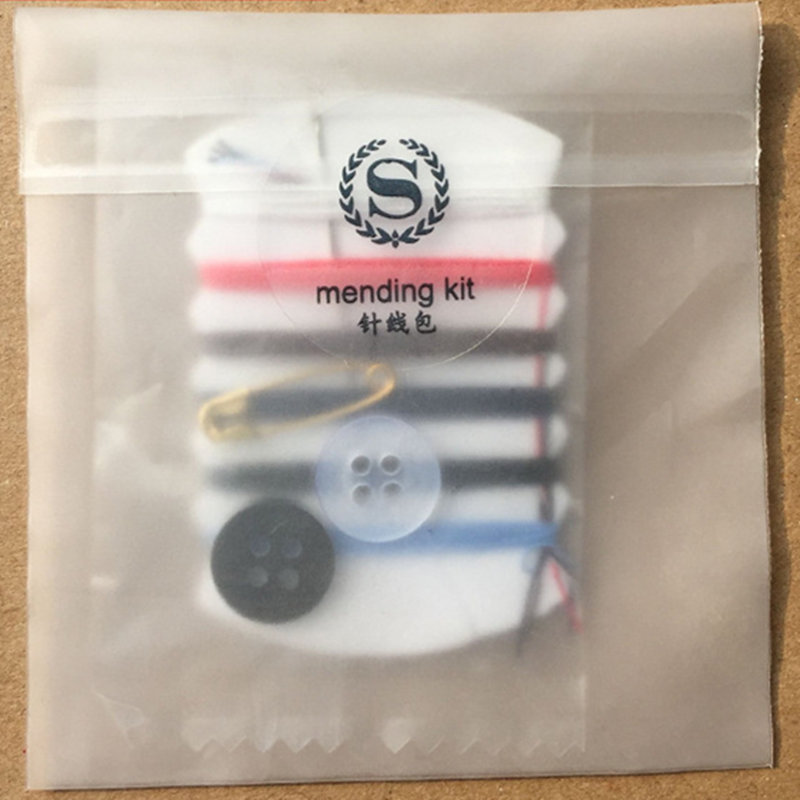 卡盒裝壹次性星級商務酒店針線包批發 賓館客房6色縫紉別針定制