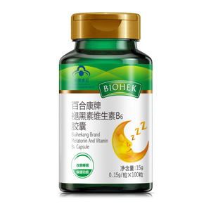 百合康牌褪黑素维生素B6胶囊OE M贴 牌代加 工