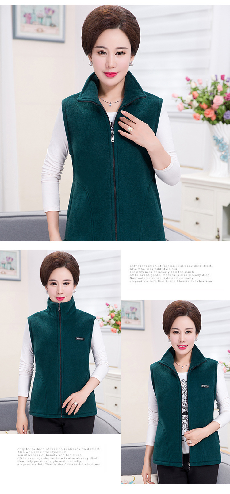 Gilet femme en Polaire polaire - Ref 3434668 Image 45