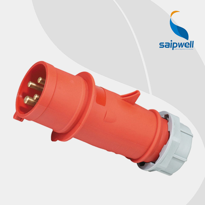 工业电源插头 4芯插头 16A接插工业插座SP252