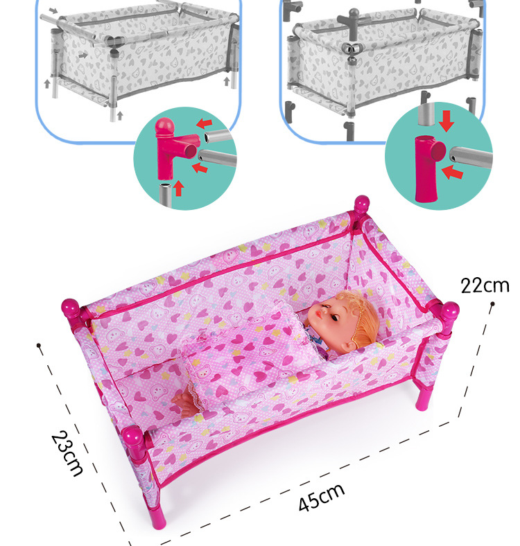 Muñeca De Simulación De Juguete Para Niños, Silla De Comedor Mecedora, Columpio De Juguete display picture 1